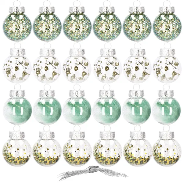 Набор ёлочных украшений Springos CA0887, 24 шт.