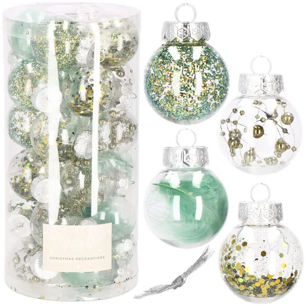 Набор ёлочных украшений Springos CA0887, 24 шт.