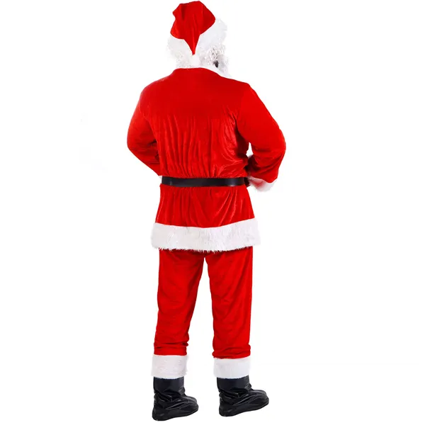 CA1038 ŠVENTŲJŲ KOSTIUMAS NICHOLAS PREMIUM 9 ELEMENTAI.