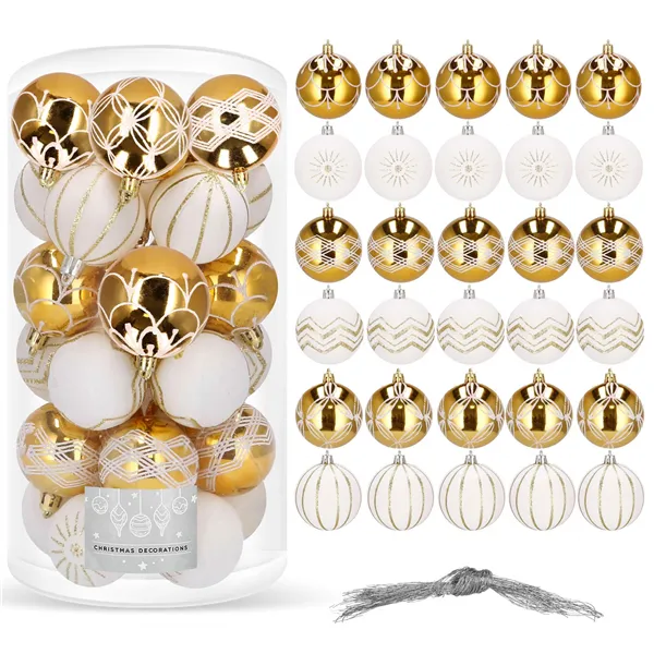 Kalėdų eglutės puošmena Springos CA0153 5 cm 30 vnt.