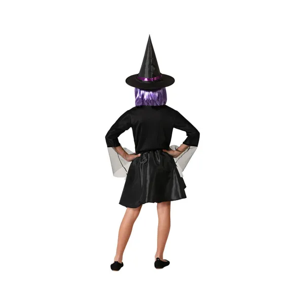 Kostiumas vaikams Purpurinė Ragana Halloween