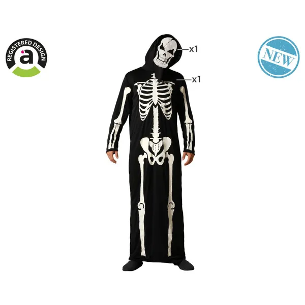 Svečana odjeća za odrasle Skelets Halloween