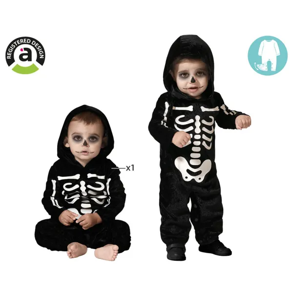 Svečana odjeća za bebe Skelets Halloween