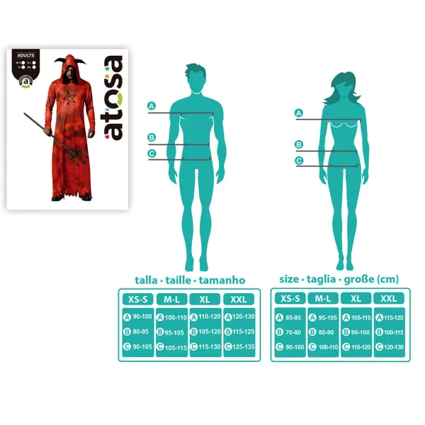 Svečana odjeća za odrasle Dēmons vīrietis Halloween