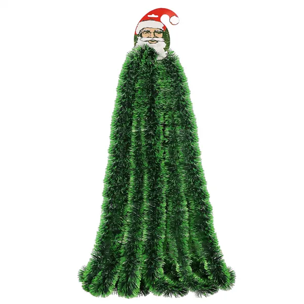 Ziemassvētku eglītes virtene 6m zaļā krāsā, Ziemassvētku eglītes vītne, diametrs 7cm