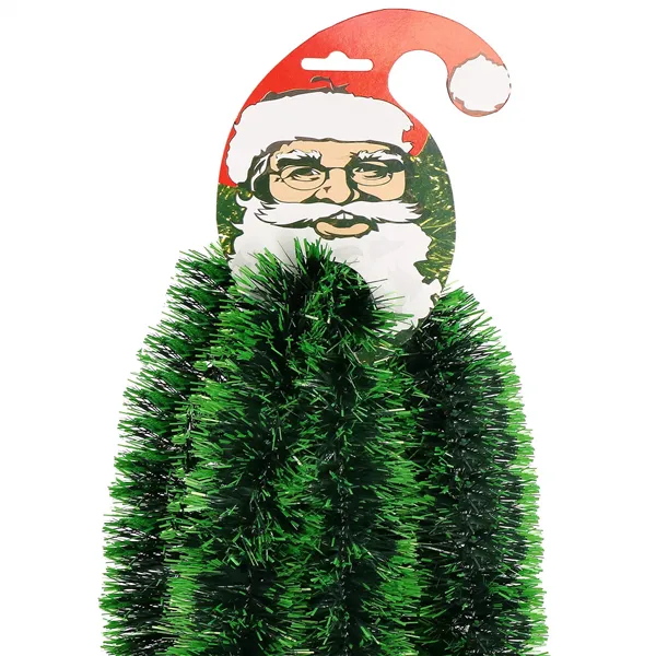 Kalėdinės eglutės grandinėlė 6 m žalios spalvos, Kalėdų eglutės girlianda, skersmuo 7 cm