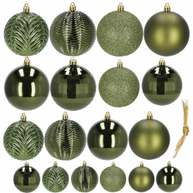Christmas balls Springos CA1164 33 PCS.