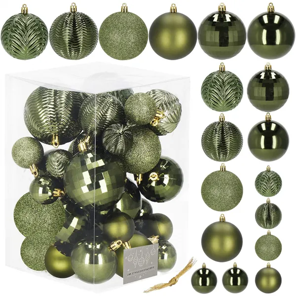 Joulukuusen koristeiden setti Springos CA1164, 33 kpl