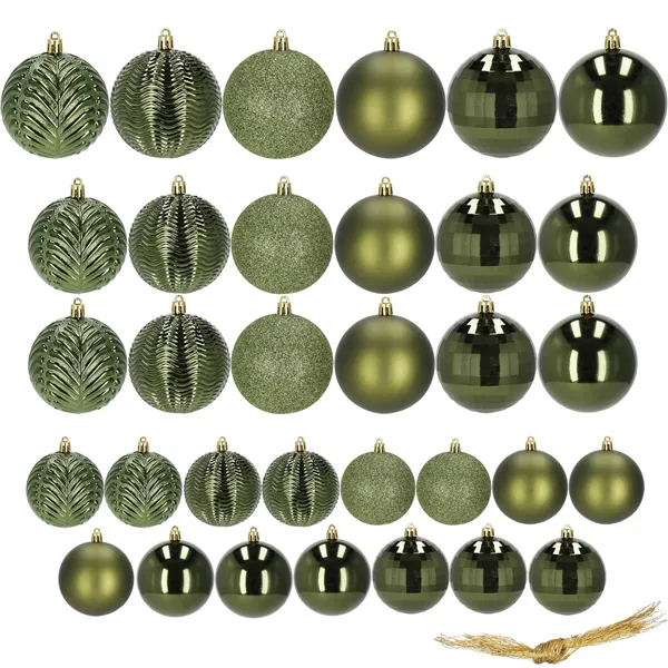 Joulukuusen koristeiden setti Springos CA1164, 33 kpl