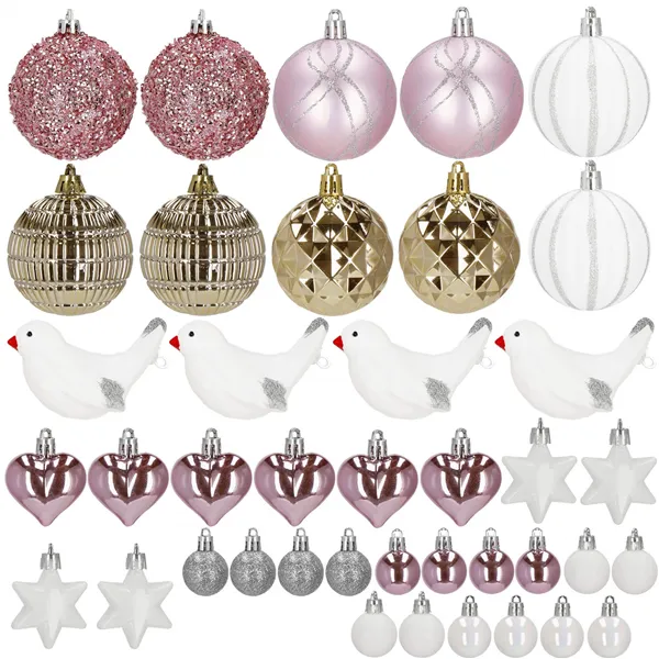 Набор елочных украшений Springos CA1161, 38 шт.