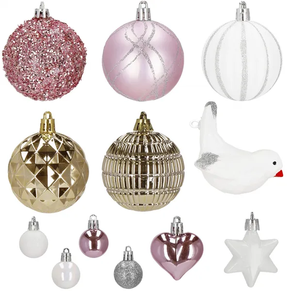 Springos joulukuusen koristeiden setti CA1161, 38 kpl