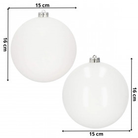 Christmas balls Springos CA1177 15 CM 2 PCS.