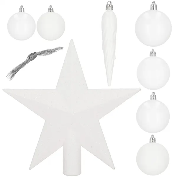 Joulukuusen koristeiden setti Springos CA1143, 33 kpl
