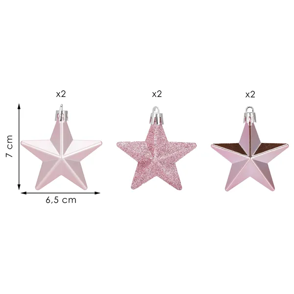 Kalėdinės dekoracijos Springos CA1150 6 vnt.