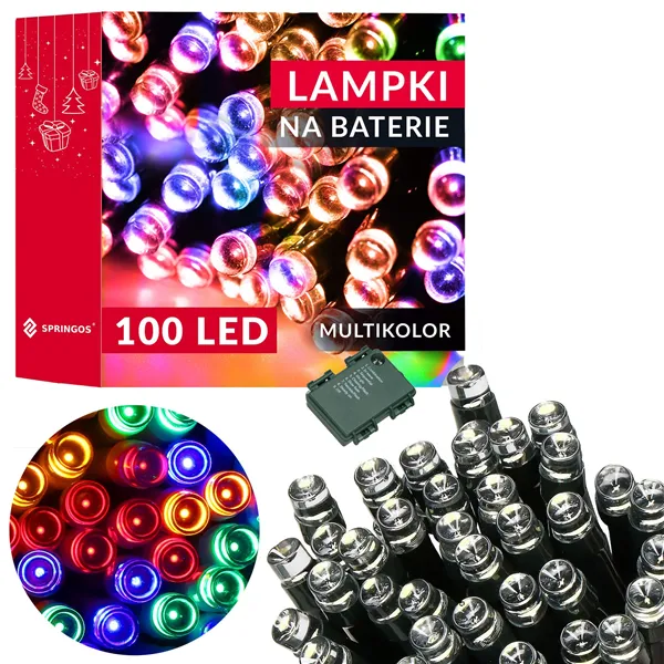 Joulukoristevalot Springos CL4032 100 LED