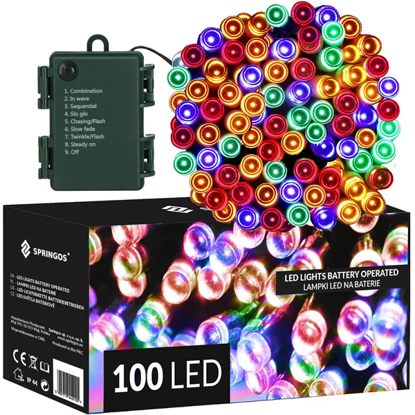 Joulukoristevalot Springos CL4032 100 LED