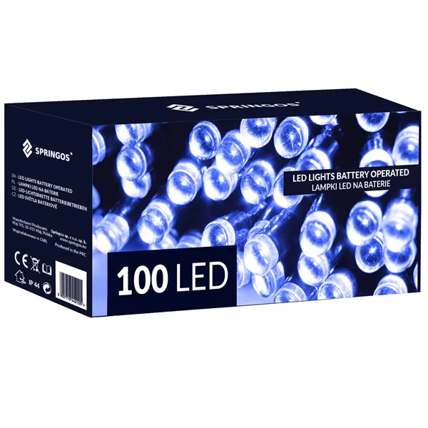 Joulukoristevalot Springos CL4033 100 LED