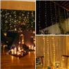 Christmas LED light curtain Springos CL0183, 300 LED, 3X3 m, warm white