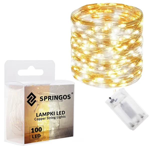 Ziemassvētku lampiņas Springos CL0024 100 Led