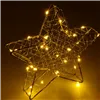 Christmas Decoration Springos CL4128, 30 LED, Stained Glass Star, Warm White Light