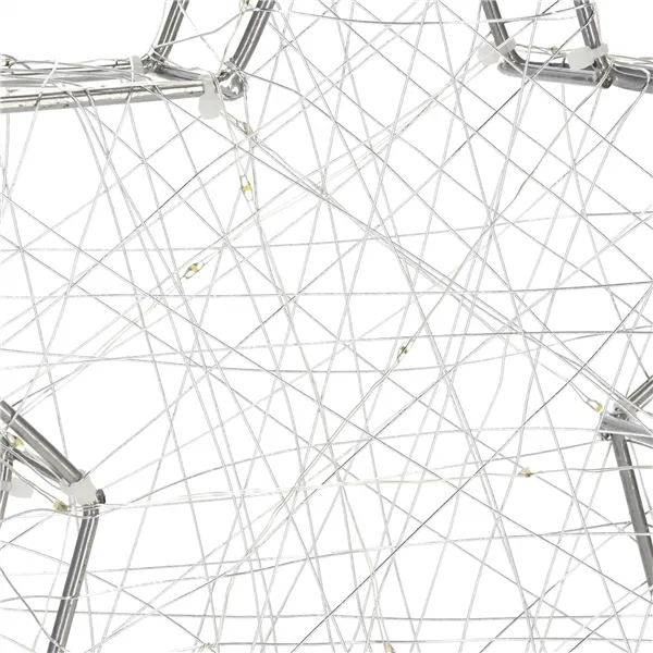 Christmas Decoration Springos CL4128, 30 LED, Stained Glass Star, Warm White Light