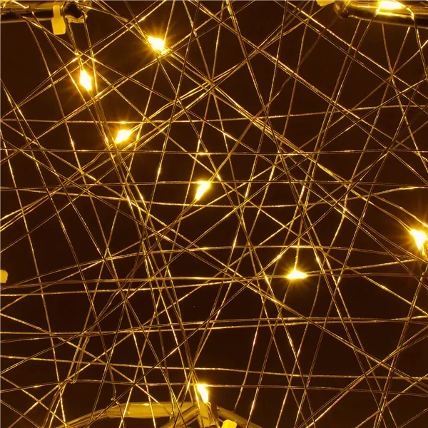 Christmas Decoration Springos CL4128, 30 LED, Stained Glass Star, Warm White Light