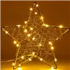Christmas Decoration Springos CL4128, 30 LED, Stained Glass Star, Warm White Light