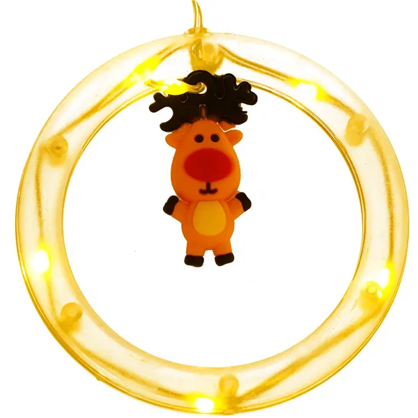 Light curtain Springos CL4042, 110 LED garland, USB lights with figurines warm white