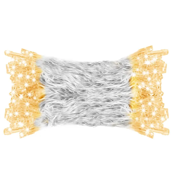 Light curtain Springos CL4054 200 LED garland, icicle lights, warm white