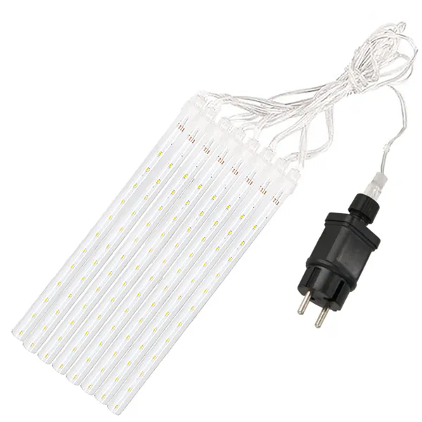 Meteor Shower Lights Springos CL4140, 288 LED, Light Curtain, Cold White, IP44