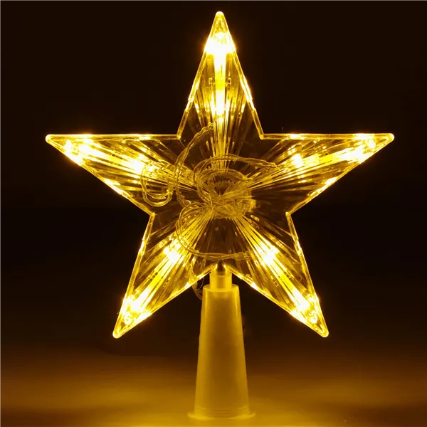 Tree topper glowing star Springos CL4130 10 LED, warm white