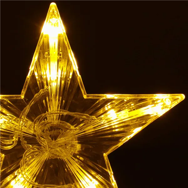 Tree topper glowing star Springos CL4130 10 LED, warm white