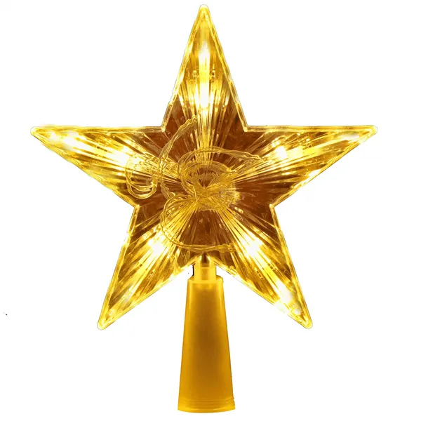 Tree topper glowing star Springos CL4130 10 LED, warm white