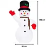 Inflatable Snowman Springos CL4056 LED Light Decoration 180 cm
