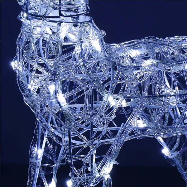 Christmas Decoration LED Reindeer Springos CL4122 100 LED, warm white