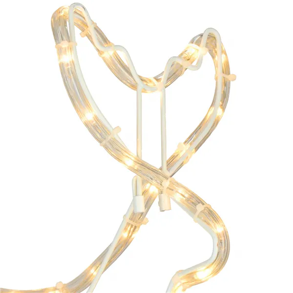 LED Joulukoriste poro ja reki Springos CL4119, 120 cm, lämmin valkoinen