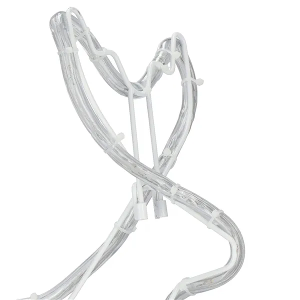 Светодиодный новогодний олень с санями Springos CL4119, 120 см, тёплый белый свет