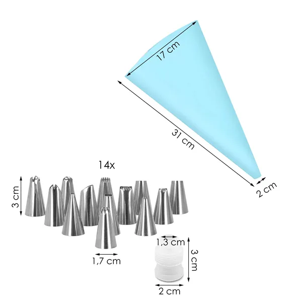 KI0101 KONFEKTES UZMAVA DEKORĀCIJAI, 14 UZGAĻI
