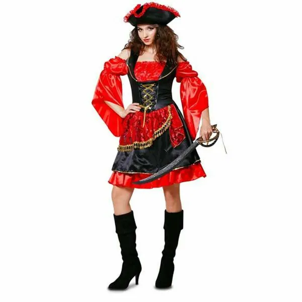 Kostumas suaugusiems My Other Me Descarada Piratas Raudona