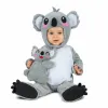 Costume for Babies My Other Me Grey Koala 4 Pieces
