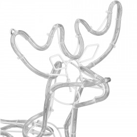 CL1225 LIGHTING REINDEER WITH Sleigh 288 LEDs