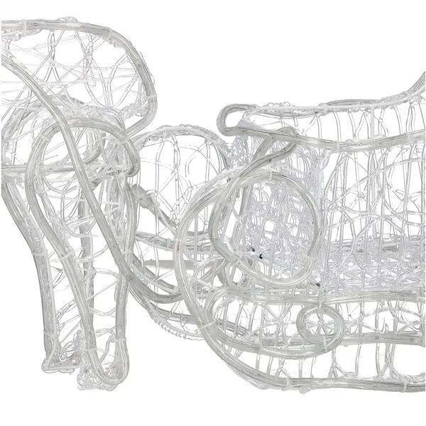 Jouluporo kelkkojen kanssa Springos CL1220, 312 LED