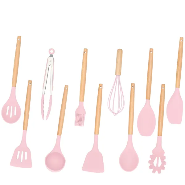 Virtuves piederumu komplekts Springos KI0004 12 gab. rozā