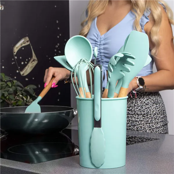 Keittiötarvikesetti Springos KI0001 12 kpl tummaminttu