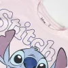 Child's Short Sleeve T-Shirt Stitch Blue Pink