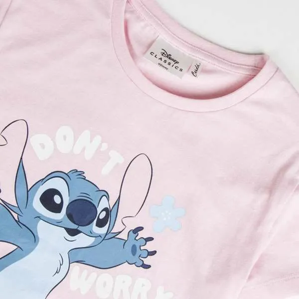 Pajama Bērnu Stitch Rozā