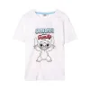 Krekls ar Īsām Piedurknēm Bērniem Stitch Balts
