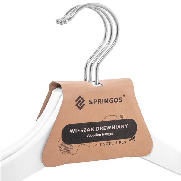 Puinen ripustin Springos HG0005 3 kpl.