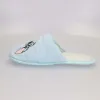House Slippers Stitch Light Blue