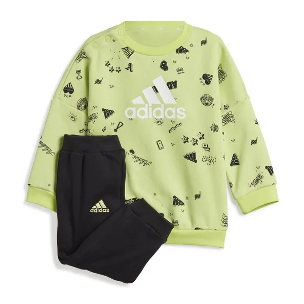 Zīdaiņa Sporta Apģērbs Adidas Bluv Q3 Cset Gaiši zaļš